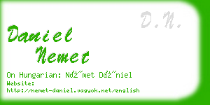 daniel nemet business card